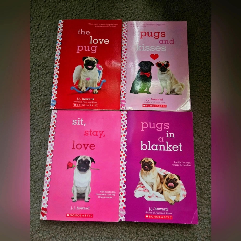 Pug Lover Book Bundle | Written by J.J Howard | Dogs, Cute, Kids, Scholastic
